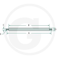 GRANIT Oś nośna 20000024 - 20000024 - Sklep rolniczy PoltechParts