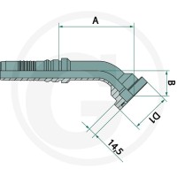 GRANIT PN 20 SFS-CAT 1" 45° IL 87011602 - 87011602 - Sklep rolniczy PoltechParts