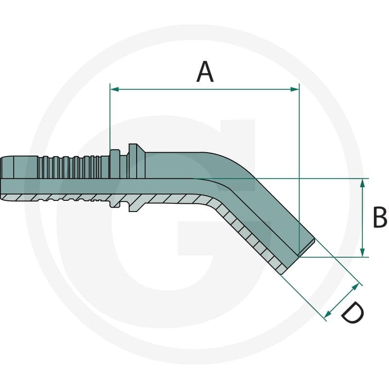 GRANIT PN 25 RSS 30S 45° 87010313 - 87010313 - Sklep rolniczy PoltechParts