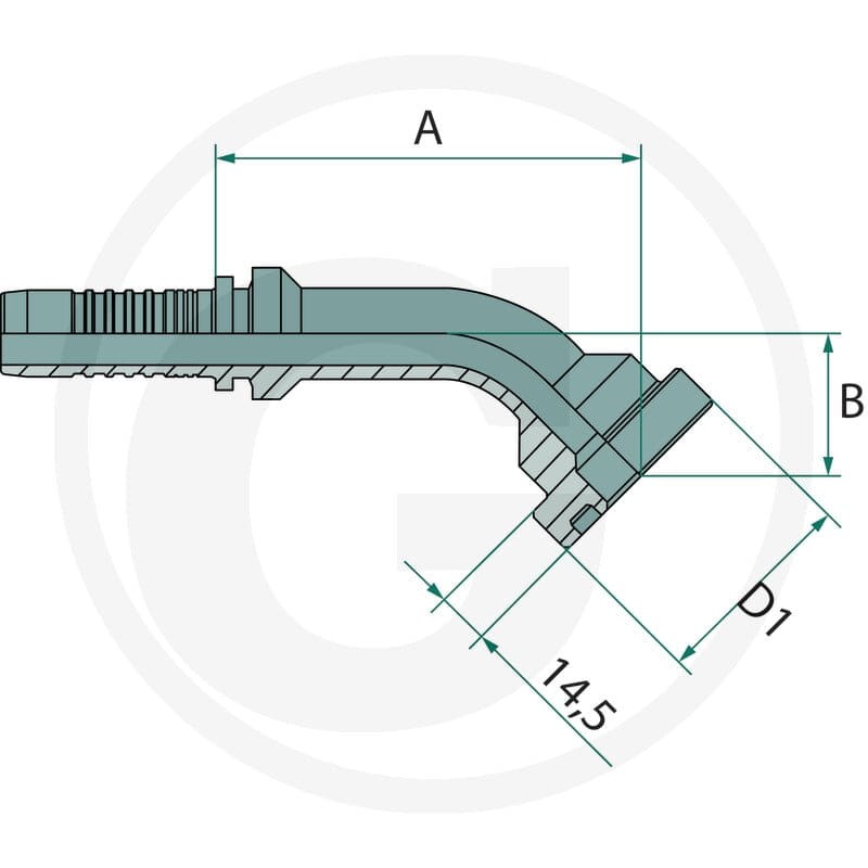 GRANIT PN 20 SFS-CAT 1" 45° 87011026 - 87011026 - Sklep rolniczy PoltechParts