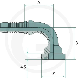 GRANIT PN 20 SFS-CAT 1" 90° 87011040