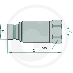 Faster Wtyczka gwint wew. 1,1/4" GAS 86003529