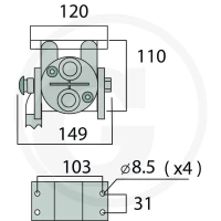 Faster Wtyczka 2P208-2-34G MC 86003031 - 86003031 - Sklep rolniczy PoltechParts