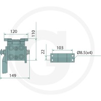 Faster Wtyczka 2P404-4-14G M C 86003045 - 86003045 - Sklep rolniczy PoltechParts