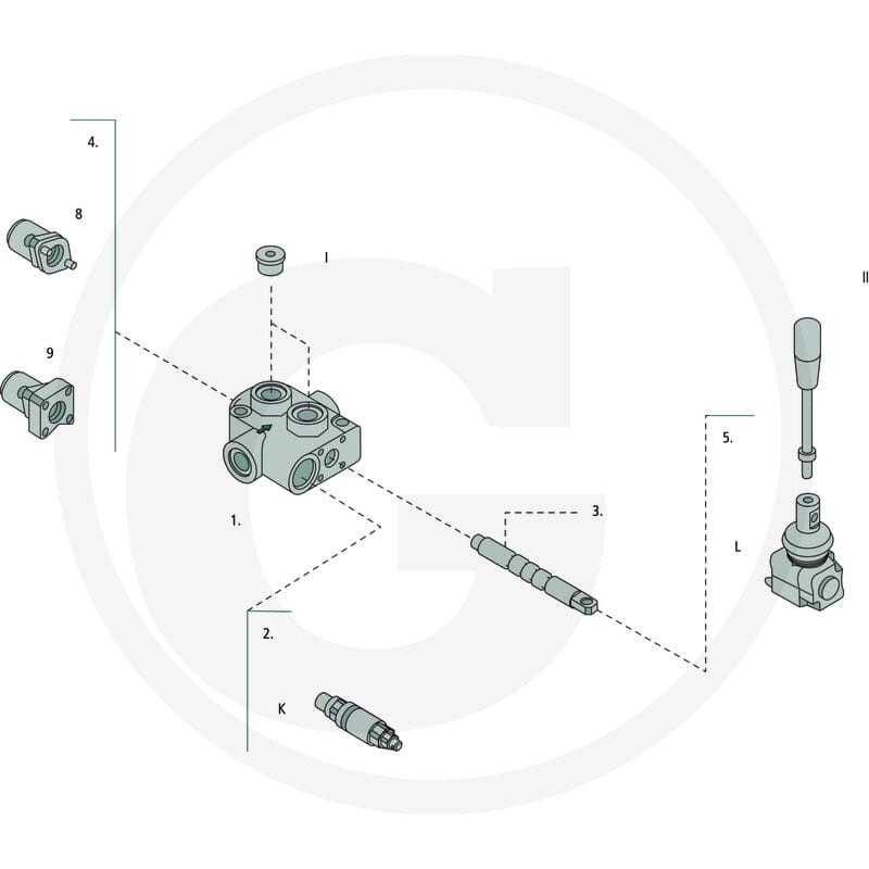 Walvoil Jednostka pozycjonująca X-SD-4-E-11 86500061 - 86500061 - Sklep rolniczy PoltechParts