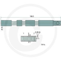 GRANIT X-P120-S-A Tłok A dwustronnego działania 87001053 - 87001053 - Sklep rolniczy PoltechParts
