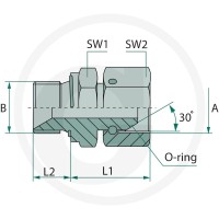 GRANIT GA 3/8 FS-BSP x 3/8 M-BSP WD, 25 szt. 87000413 - 87000413 - Sklep rolniczy PoltechParts