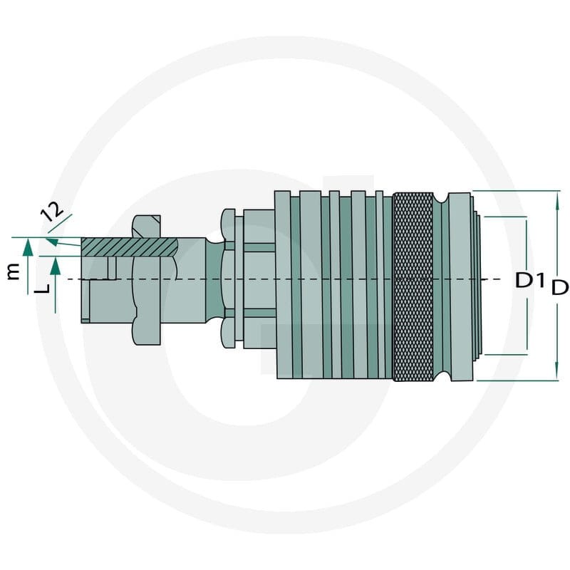GRANIT KM-S 8L (M14x1,5) DN12-BG3 81511036 - 81511036 - Sklep rolniczy PoltechParts