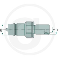 GRANIT KS-S 12L (M18x1,5) DN12-BG3 81511075 - 81511075 - Sklep rolniczy PoltechParts