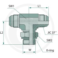 GRANIT TAE 7/16 M-M JIC x 7/16 M-UNF 81526243 - 81526243 - Sklep rolniczy PoltechParts