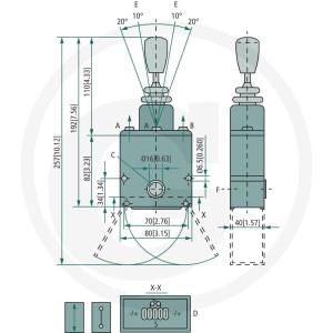 Danfoss Joystick PVRES 850155B4210
