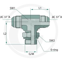 GRANIT TAE 1/2 M-M JIC x M10 M-MET 81528312 - 81528312 - Sklep rolniczy PoltechParts