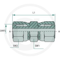 GRANIT GA 1,7/16 FS-ORFS x 1,7/16 FS-ORFS 81528595 - 81528595 - Sklep rolniczy PoltechParts