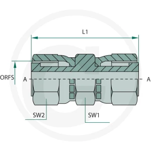 GRANIT GA 1,7/16 FS-ORFS x 1,7/16 FS-ORFS 81528595