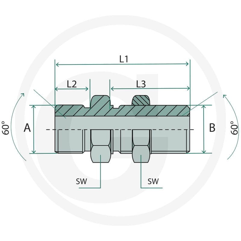 GRANIT GSA 1.1/2 M-BSP x 1.1/2 M-BSP 81528607 - 81528607 - Sklep rolniczy PoltechParts