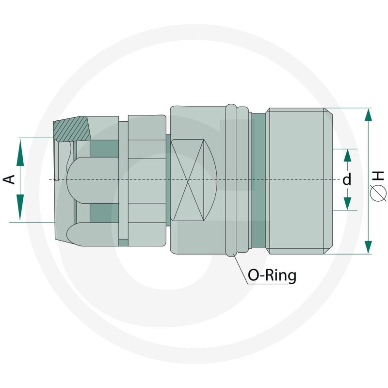 GRANIT KF (M22x1,5) IM DN12-BG3 81510030 - 81510030 - Sklep rolniczy PoltechParts