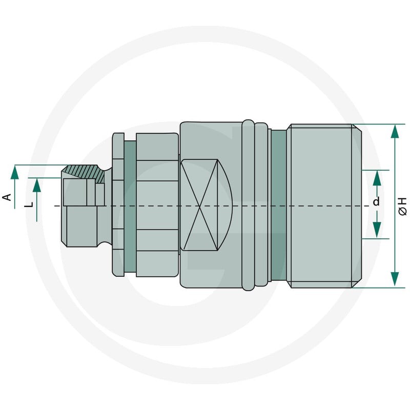 GRANIT KF 8 S (M16x1,5) DN10-BG2 81510111 - 81510111 - Sklep rolniczy PoltechParts