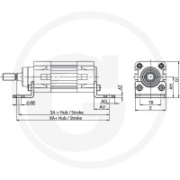 GRANIT ZTI-BEF-A-125 Stopka mocująca 60631601054 - Sklep PoltechParts