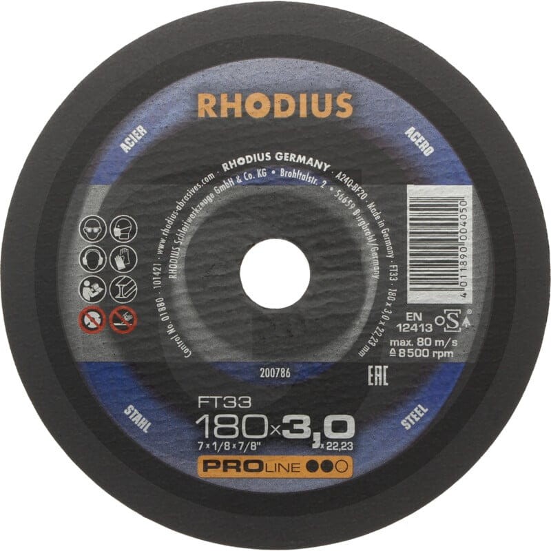 RHODIUS Tarcza do cięcia FTK33 77500083