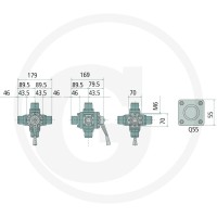 POLMAC Zawór kurkowy 5-drożny 670VTDC1300 - 670VTDC1300 - Sklep rolniczy PoltechParts