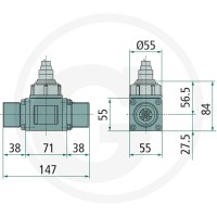 POLMAC Przepływomierz 67000375802 - 67000375802 - Sklep rolniczy PoltechParts