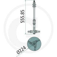 POLMAC Dysza do czyszczenia zbiornika 670635614CP - 670635614CP - Sklep rolniczy PoltechParts
