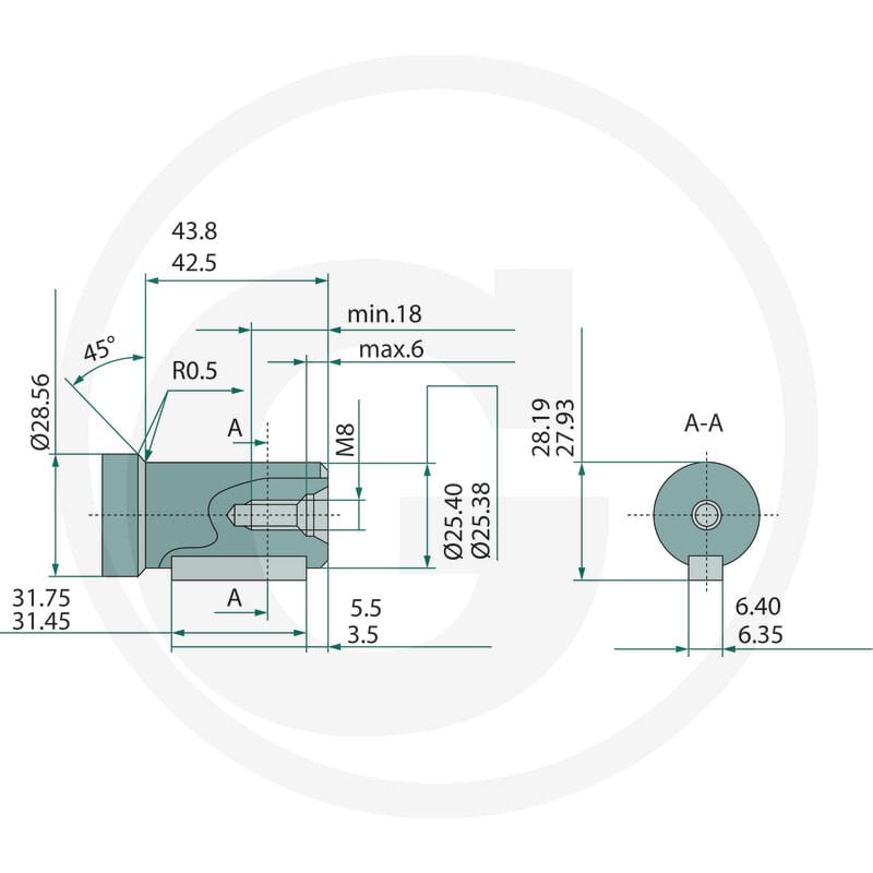 WHITE Silnik hydrauliczny OMP-X 080cc D = 1"/ A2 25711185808 - 25711185808 - Sklep rolniczy PoltechParts