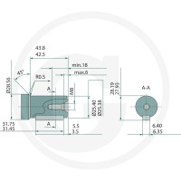 WHITE Silnik hydrauliczny OMP-X 080cc D = 1"/ A2 25711185808 - 25711185808 - Sklep rolniczy PoltechParts