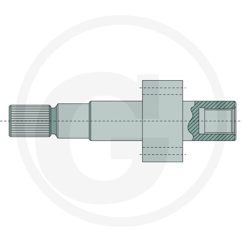 Casappa Wałek SAE B Spline PLP 30.38 25702629 - 25702629 - Sklep rolniczy PoltechParts