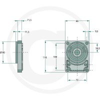 Casappa Kołnierz przedni PLP 20 B2 25702639 - 25702639 - Sklep rolniczy PoltechParts