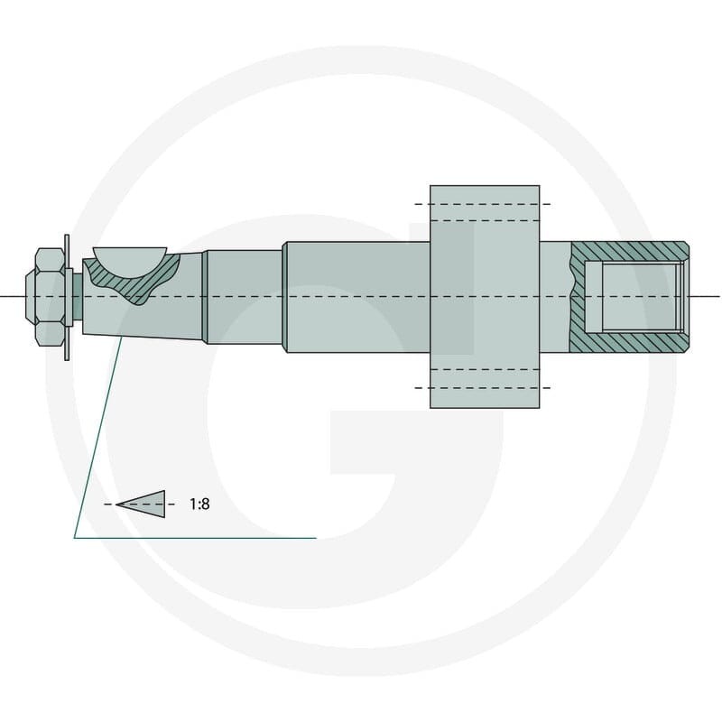 Casappa Wałek EUR PLP 30.38 25702653 - 25702653 - Sklep rolniczy PoltechParts