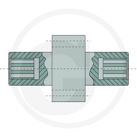 Casappa Wałek krótki PLP 30.61 25702670 - 25702670 - Sklep rolniczy PoltechParts