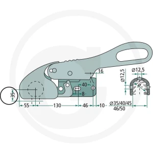 Winterhoff Zaczep kulowy ze stabilizatorem 14200175