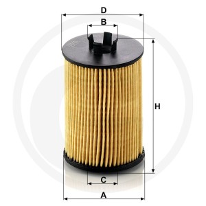 MANN FILTER Filtr oleju HU 612/1 X 565HU612.1X