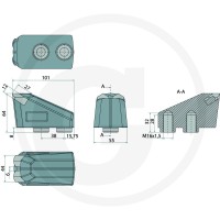 GRANIT ENDURANCE CARBIDE Młotek narzędziowy 12361808 - 12361808 - Sklep rolniczy PoltechParts