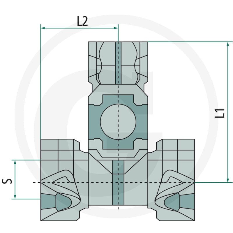 Kongsberg ABC- Rodzielacz czterodrożny 22892060061 - Sklep PoltechParts