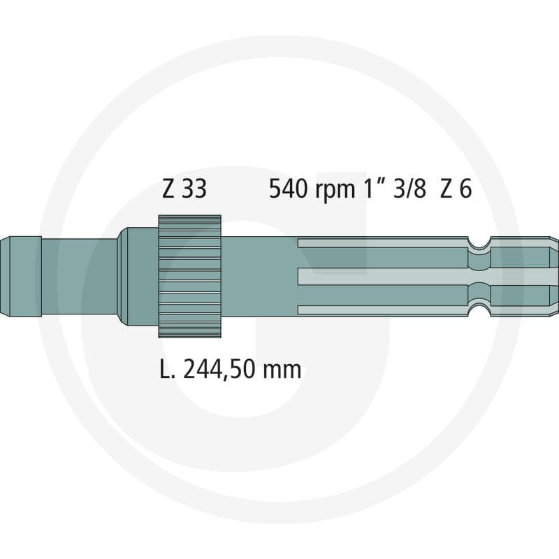 GRANIT Końcówka wałka przekaźnika mocy 70812053 - 70812053 - Sklep rolniczy PoltechParts