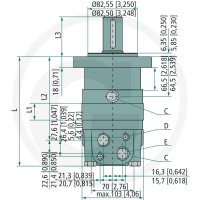 WHITE Silnik hydrauliczny OMS 250 257151F0505 - 257151F0505 - Sklep rolniczy PoltechParts