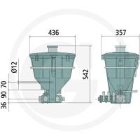 POLMAC Zbiornik do rozwadniania środków do oprysku 670001814DR - 670001814DR - Sklep rolniczy PoltechParts