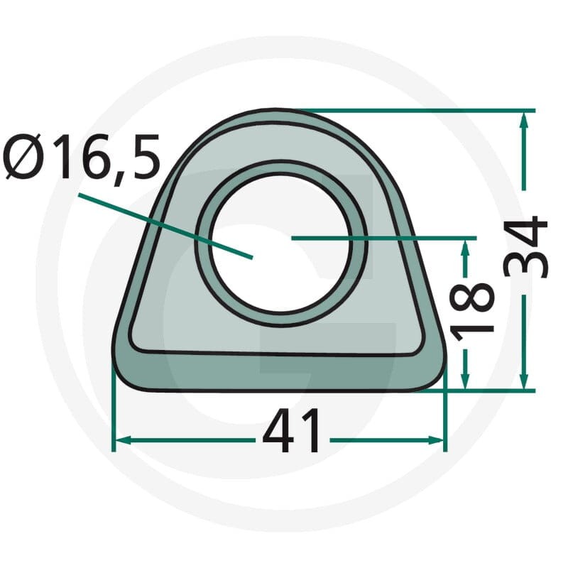 GRANIT Łożysko zawiasu 22010050 - 22010050 - Sklep rolniczy PoltechParts