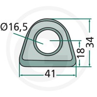 GRANIT Łożysko zawiasu 22010050 - 22010050 - Sklep rolniczy PoltechParts