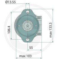 WHITE Silnik hydrauliczny OMR-X 100cc D = 1"Z6/ A2 25711185588 - 25711185588 - Sklep rolniczy PoltechParts
