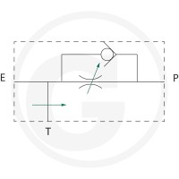 Oleodinamica Marchesini 3-drogowy regulator przepływu DWST-T-08-RV 85030039 - Sklep PoltechParts