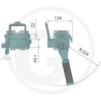 Faster Gniazdo P404 gwint wew. 1/4" BSP 86003044 - 86003044 - Sklep rolniczy PoltechParts