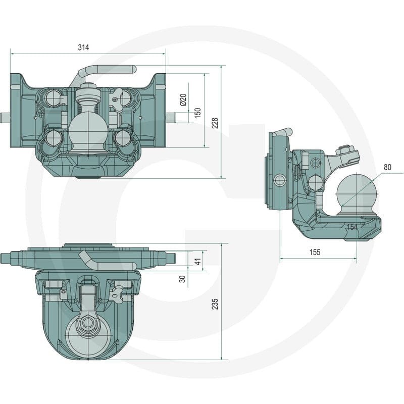 Scharmüller Zaczep automatyczny 777076314… | poltechparts.pl