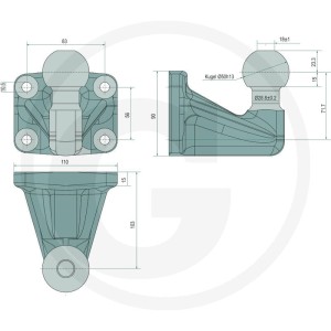 Scharmüller Kula z kołnierzem 777157016010-SET