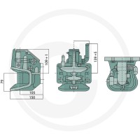 Rockinger Zaczep przyczepy 787244A35002 | poltechparts.pl
