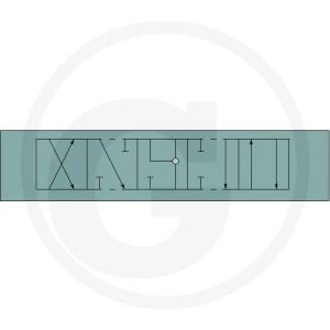Parker CETOP-NG06 4/3 P-zamknięte, A,B,T-otwarte 85026003