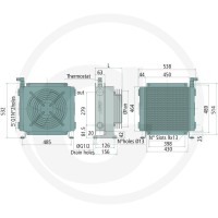 OMT Chłodnica oleju SS40 12V bez termostatu 85002286 - Sklep PoltechParts