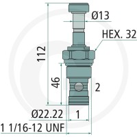 GRANIT 2/2-drożny wkład NO 12V 85020231 - 85020231 - Sklep rolniczy PoltechParts